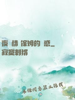 夜傾情 保姆的誘惑